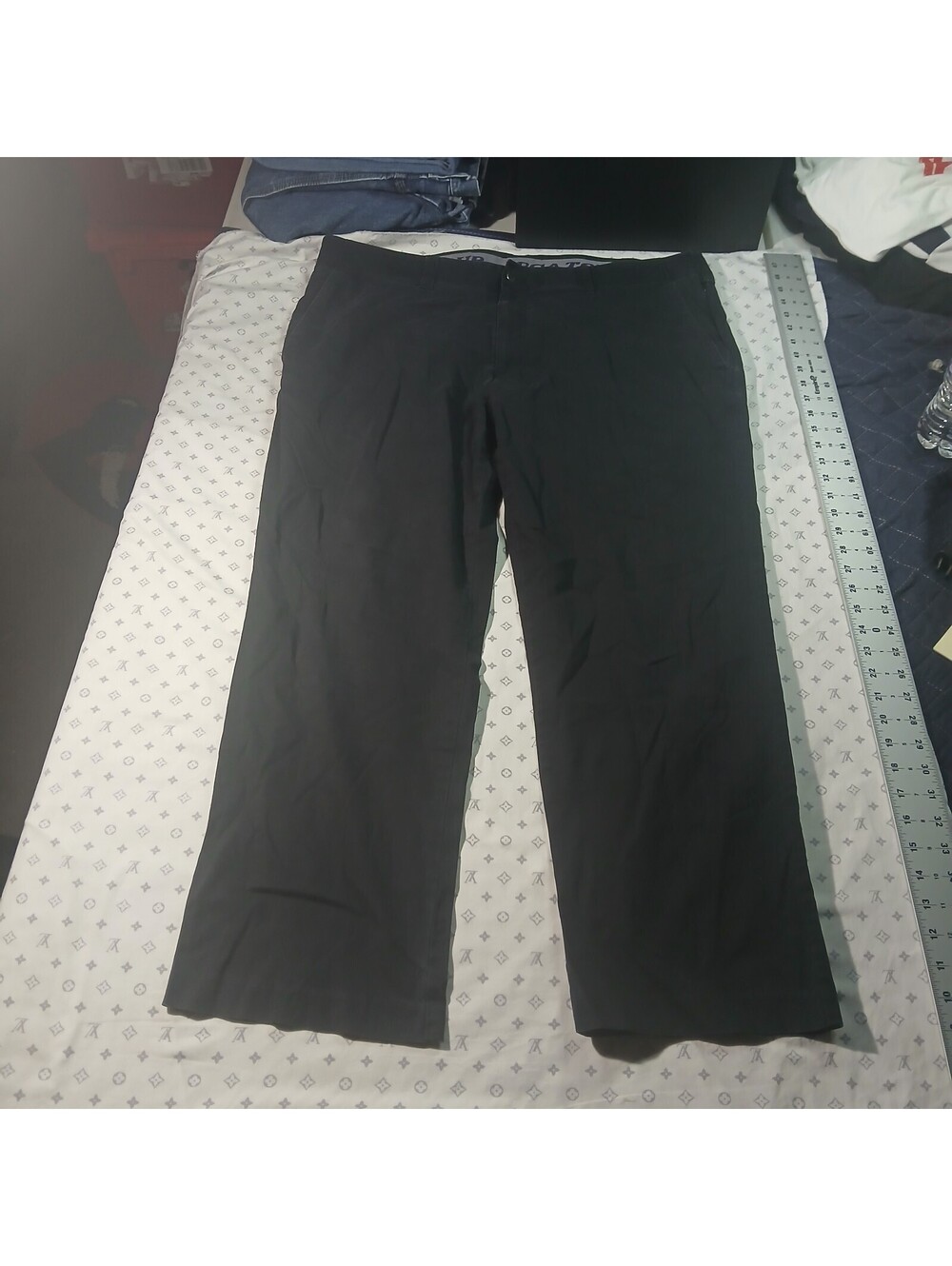 PGA Tour Wide Leg Pants Flat Front Casual Golf Trousers 40